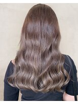 ヘアドレッシング インプローブ 前橋(hair dressing improve) 20代30代大人かわいいモカベージュナチュラルロングヘアー美肌