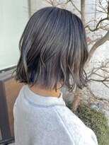 エム インターナショナル 春日部本店(EMU international)&nbsp;ブルー系インナーカラー