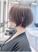 大人ショート/レディース ショート ブラウンベージュナチュラル