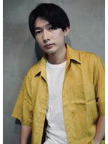 ナチュラルストレートセンターパート