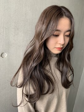 ヘアーデザイン アルエ(HAIR×design ARUE) 【ブリーチなし透明感カラー】【マロベージュ】【ラテカラー】