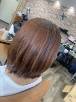 ココカラ(Kokokala) #髪質改善TOKIO  #カラー　#オレンジブラウン　#カット
