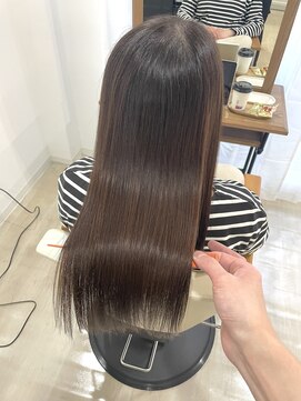 美髪専門サロン バイ マイル(美髪専門サロン by mile) 仕上がりは乾かしただけ♪(美髪/艶髪/縮毛矯正/髪質改善)