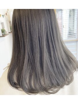 サンズ(suns) 【Miyuki】ブリーチなし透明感たっぷりグレージュ