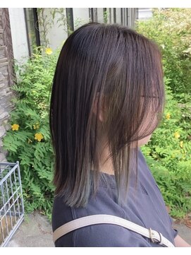 ルプラ ガーデン(le-pla garden) 切りっぱなしボブ#イヤリングカラー#ターコイズ#豊橋#豊川#田原