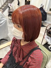 デジーヴュー(desir beaux) ぱきっとレッドオレンジカラー