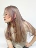 ケアブリーチ+カラー+補修OLAPLEXトリートメント￥21100