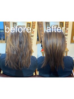 大人の女性にこそ必要な髪質改善。広がりを抑え、潤いを与えて、ぱさつき知らずの艶やかな髪に変身！