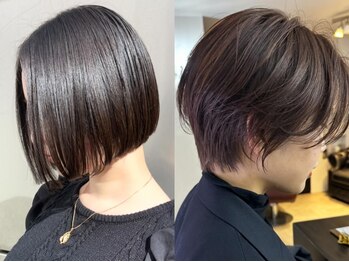 ニューラインギンザ(New-Line 銀座)の写真/【カット＋炭酸シャンプー&炭酸泉￥3990】洗練された大人女性へ。髪質改善や白髪ぼかしもお任せ◎