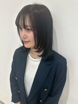 美容室ヒラトヤ 都南店&nbsp;20代30代大人可愛いオリーブグレーストレートレイヤーカット