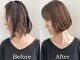 オーソ(AUTHO)の写真/【大人女性に似合う髪型や髪質の悩み】くせを生かす、エイジングによる髪質を艶やかにまとまりを実感！