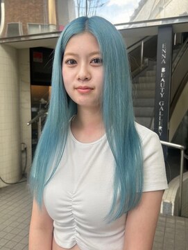 ブレス(bless) 水色カラー / ブリーチ3回～