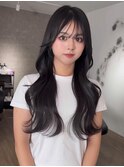 大分韓国ヘアかき上げレイヤーカット