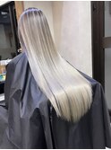 バレイヤージュ、ハイライト、レイヤーカット、ダブルカラー