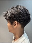 フェザーパーマ/10代/20代/メンズカット/パーマ/学生/眉カット