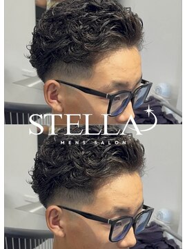 ステラ(STELLA) ニュアンスパーマ/メンズカット/メンズサロン/眉毛カット/メンズ