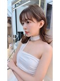 ミディアムレイヤーカット/レイヤー/顔周り/韓国/髪質改善/大宮