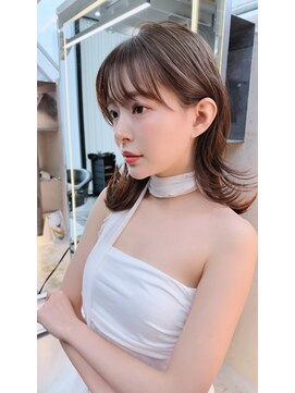 ロンド メリー 大宮(Lond merry) ミディアムレイヤーカット/レイヤー/顔周り/韓国/髪質改善/大宮