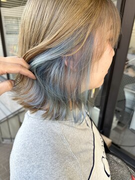 シロ(SiLO) 透けベビーブルーインナー×ミディアムベージュ◇