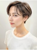 小顔ハンサムショート