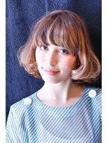ブーケ(BOUQUET) レトロボブ 重めボブ 毛先パーマ髪質改善