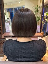 ヘアリゾート粋 ティガ 池袋店(tiga)&nbsp;艶髪/透明感ナチュラルブラウン/ショートボブ