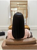 【髪質改善】パサつき改善艶髪トリートメントカラー