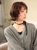 シェール(cher)&nbsp;くびれボブ/顔まわりレイヤー/ショート/ハッシュカット