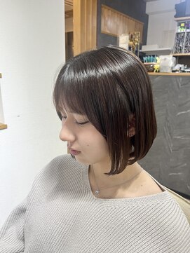 エメヘアデザイン ルイス(Aimer Hair Design Lewis) ボブ/ワンレンボブ/弘前市