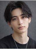 センターパート アップバング 韓国風ヘア 眉カット 20代