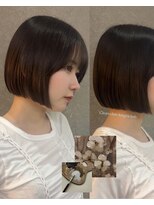 ロンド 表参道店(Lond) ブリーチなし/髪質改善/ダークブラウン/ボブ表参道