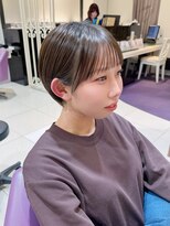 ハピネス 河原町店(Happiness)&nbsp;顔まわりカット　コンパクトショート　京都美容室　進詩織