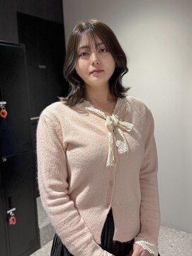 モク 神楽坂(mok) ブリーチなしでも可愛いアッシュベージュ
