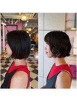 ステップボーンカット トーキョー(STEP BONE CUT TOKYO)&nbsp;【ステップボーンカット】癖毛風パーマボブ