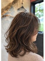 サロンドクロエ(Salon de Chloe)&nbsp;大人ミディアム｜柔らかデジタルパーマ
