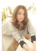 外国人風カジュアルセミロング