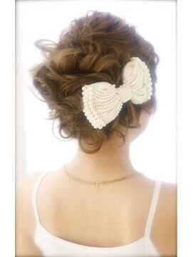 ヘアメイクサロンシャルメ(Hair Make Salon CHARMER) 結婚式☆二次会★CHARMERセレブシニヨンヘアセット