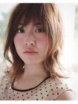 リリー(Lily)&nbsp;【Lily】ウルフ風外ハネミディアムボブ///野田