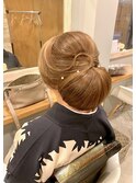 しっとり和装シニヨン★
