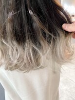 ジーナ セントラル銀座(Zina)&nbsp;小顔セミウェットウェーブピンクベージュハイライトカラー