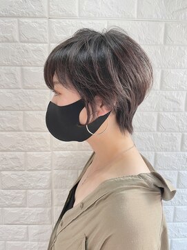 ヒップスデコ(Hip's deco) 大人可愛いハンサムショート×ベージュ系カラー20代30代40代