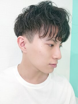 ドライブアンドビジョン 池袋(Drive&Vision) フェードカットかき上げニュアンスマッシュ[かき上げ/メンズ]