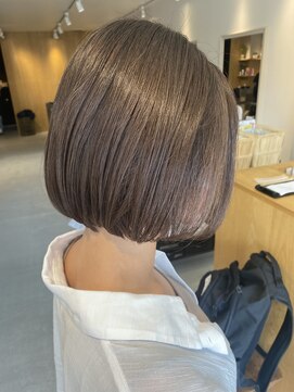 トリート 浦安店(TREAT) スモーキーベージュボブ_TREAT浦安