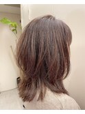 ナチュラル外ハネスタイル