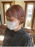 大人かわいいショートボブ耳かけショートひし形小顔ボブ