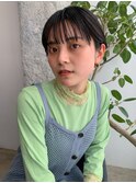【天神 今泉 大名】ぱっつんワイドバング ショートボブ
