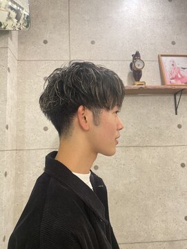 カット スペース シーン 久我山(cut space Seen.) クセを活かす！メンズハイライト