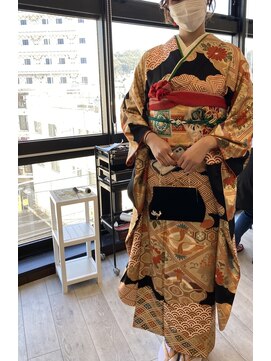コアフール美感の季 振袖着付&ヘアセット