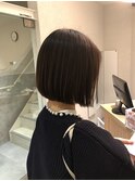 髪質改善ストレートパーマ×ボブスタイル