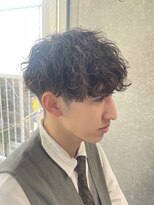 ワンズ リー 下北沢店(ONE's ly) ハイライト/マッシュパーマ/ウルフ/アッシュブラック